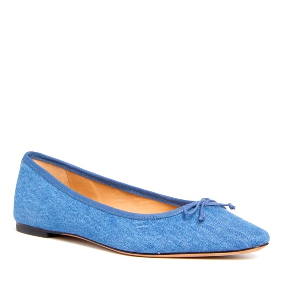Veronica Beard Shoes - NEW $350 Veronica Beard Women's denim Blue Ballet Flats shoes size 7.5